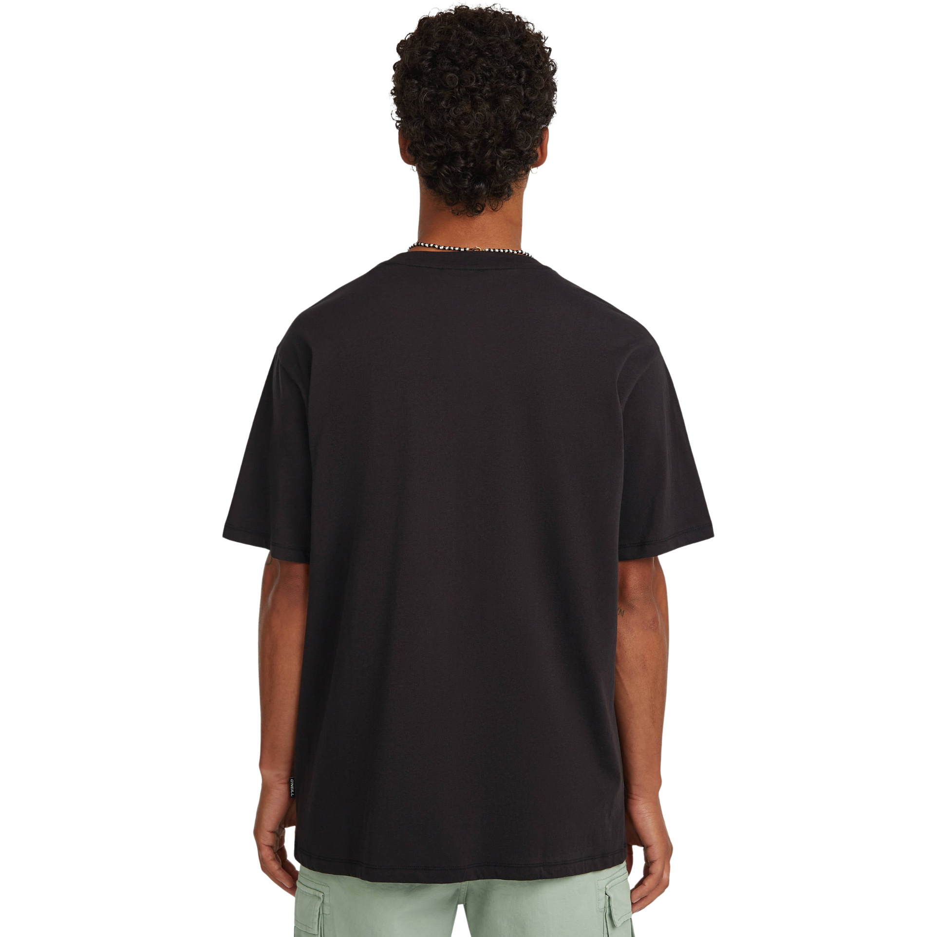 2026 O'Neill Herre Logo Striber T-shirt 2850362 - Black Out